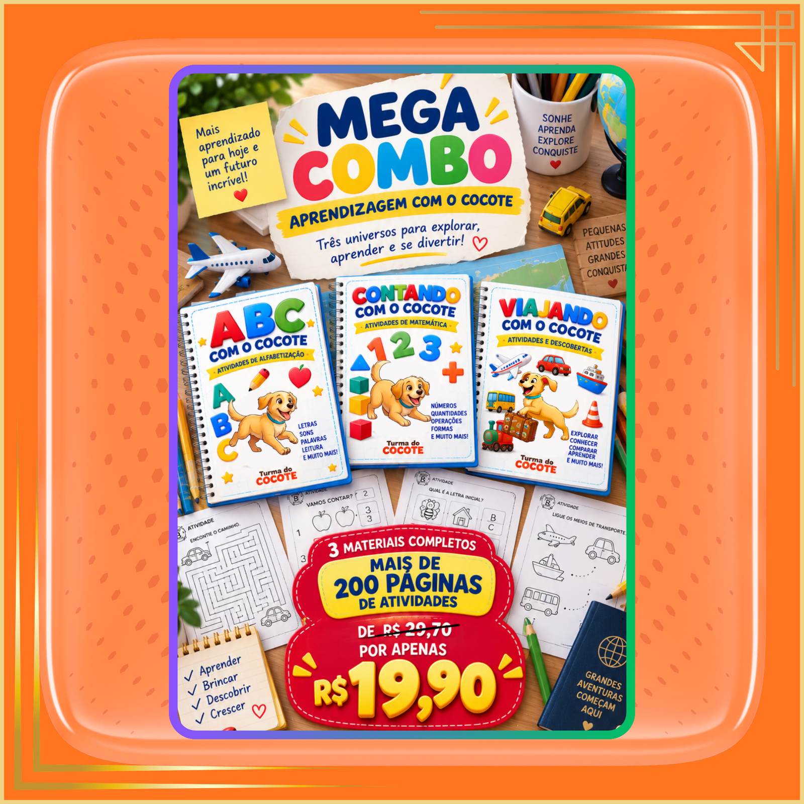 Mega Combo Aprendizagem com o Cocote